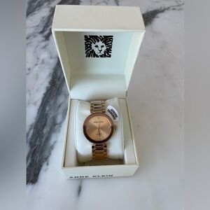 Anne Klein Rose Gold Genuine Diamond Watch - New